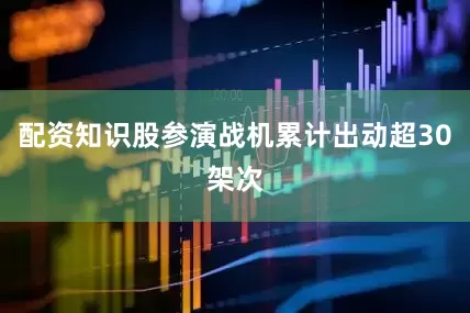 配资知识股参演战机累计出动超30架次
