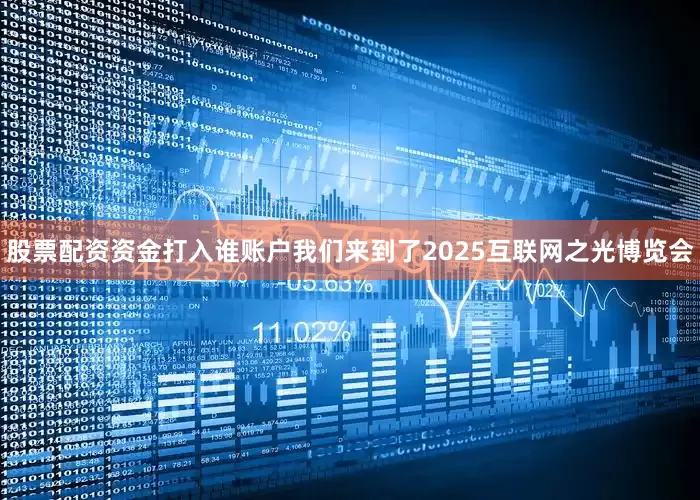 股票配资资金打入谁账户我们来到了2025互联网之光博览会